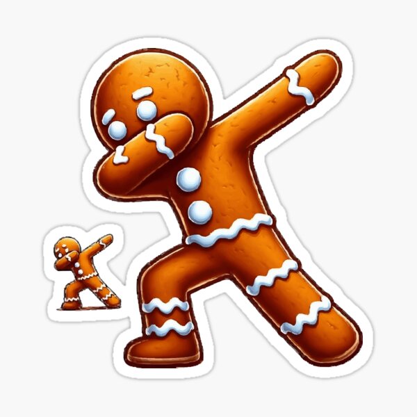 Item preview, Dabbing gingerbread man designed and sold by Designowner.