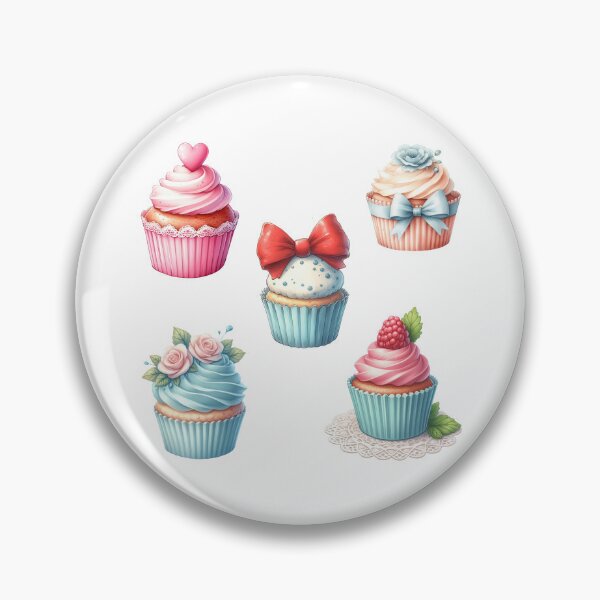 Item preview, Fancy cupcakes sticker pack 1 designed and sold by MerWishes.