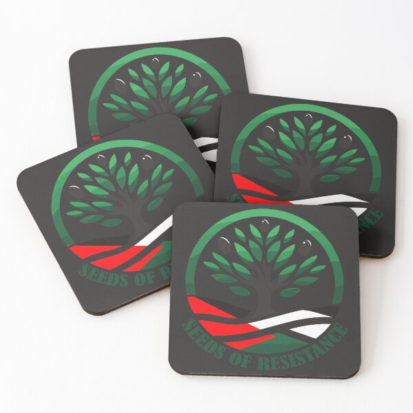 Item preview, Seeds of Resistance Olive Tree Palestine Flag designed and sold by Slice Of Seed.