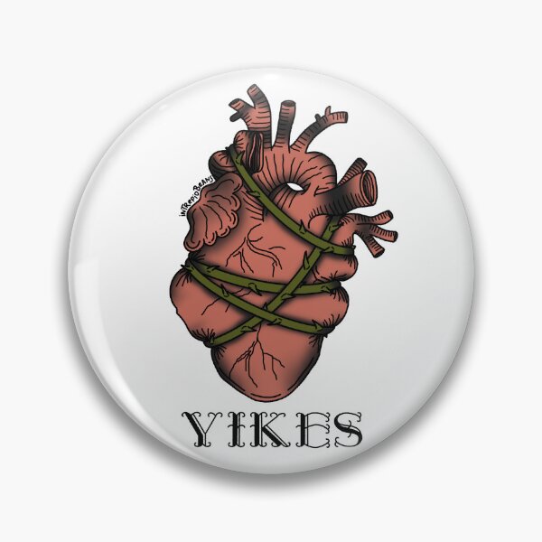 Item preview, “Yikes” Flash Tattoo designed and sold by IntrepidBeans.