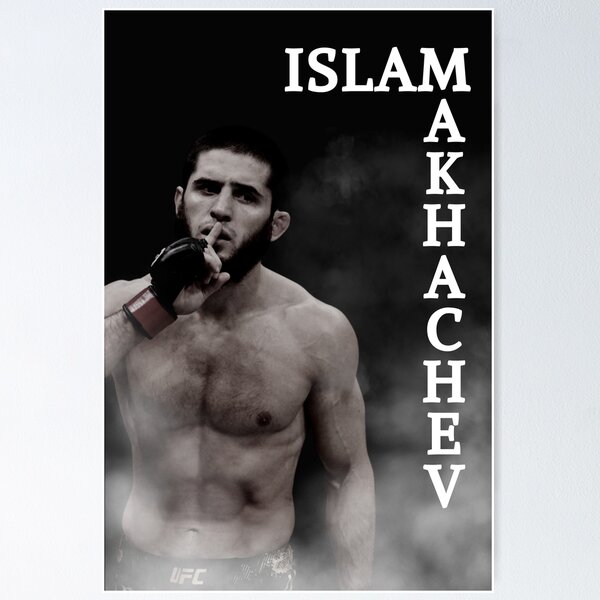 Item preview, Islam Makhachev Portrait designed and sold by SuccessInsanity.
