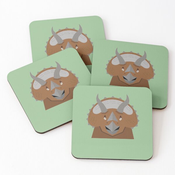 Item preview, Charley Harper style Triceratops designed and sold by otter-graphics.