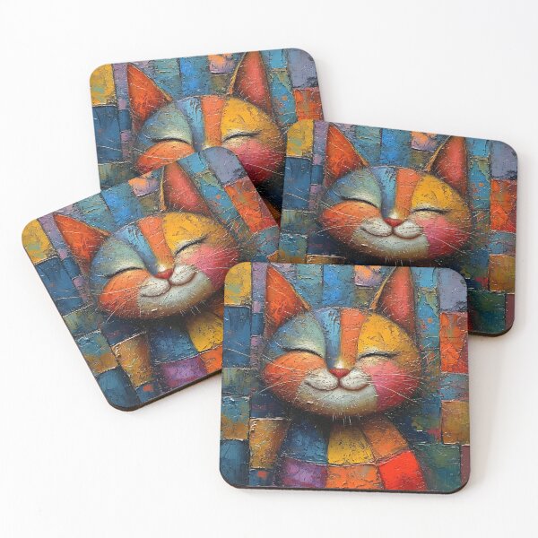Item preview, Smile Cat Patch Work  designed and sold by RiawsShop.