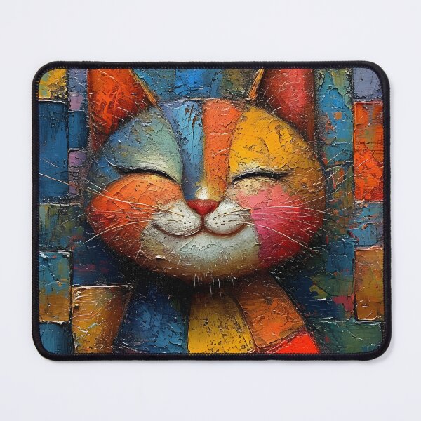 Item preview, Smile Cat Patch Work  designed and sold by RiawsShop.