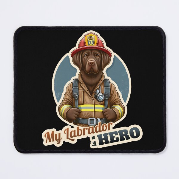 Item preview, Fireman Labrador Retriever designed and sold by ThisDress.
