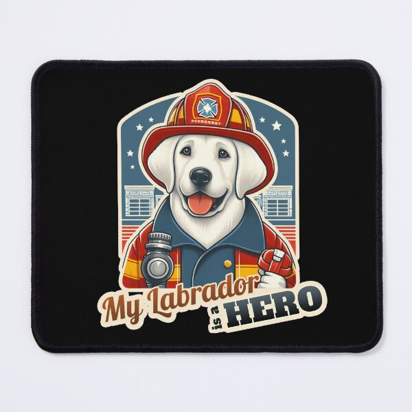 Item preview, Fireman Labrador Retriever designed and sold by ThisDress.