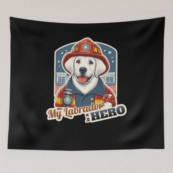Item preview, Fireman Labrador Retriever designed and sold by ThisDress.