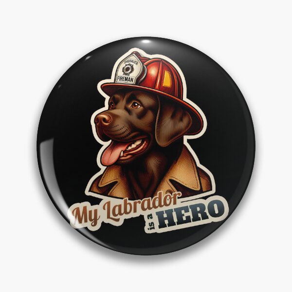 Item preview, Fireman Labrador Retriever designed and sold by ThisDress.