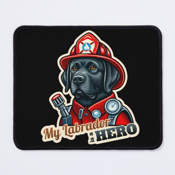 Item preview, Fireman Labrador Retriever designed and sold by ThisDress.