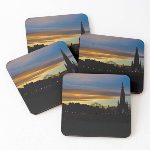 Item preview, Edinburgh Sunset Skyline  designed and sold by Alisonchambers2.