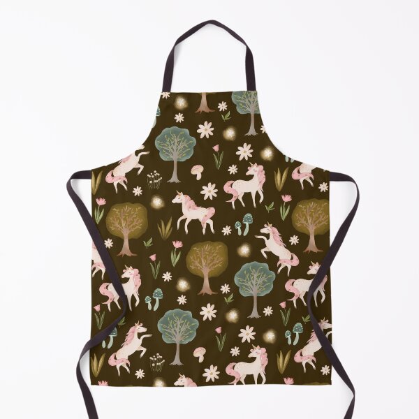 Item preview, Forest print with unicorn designed and sold by pinkyfish1010.