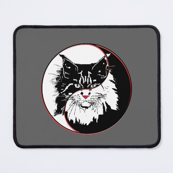 Item preview, yin yang balance harmony design eastern philosophy cat designed and sold by 4rpixs.