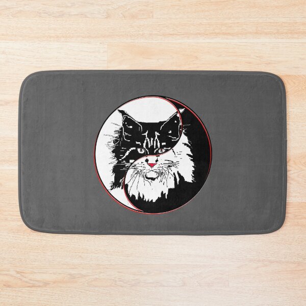 Item preview, yin yang balance harmony design eastern philosophy cat designed and sold by 4rpixs.