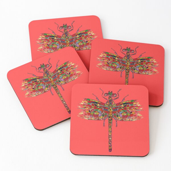 Item preview, Wildly colourful Dragonflies or Dragonfly designed and sold by iancoppack.