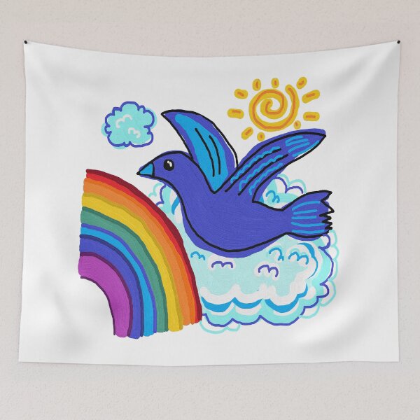 Item preview, bird gliding, white designed and sold by zzzozzo.