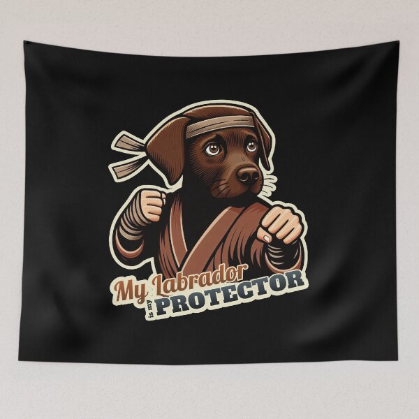 Item preview, Ninja Labrador Retriever designed and sold by ThisDress.