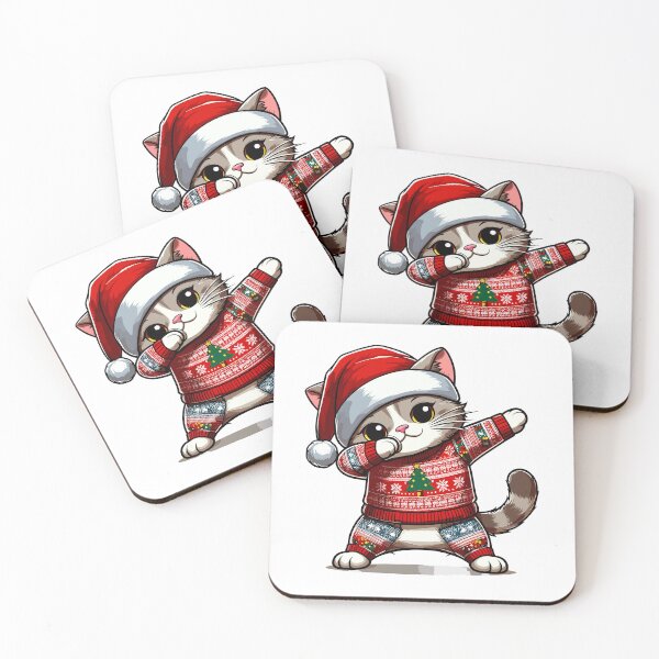 Item preview, Dabbing Cat Christmas designed and sold by Designowner.