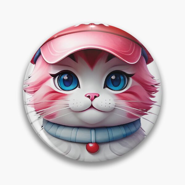 Item preview, a cartoon cat wearing a red hat designed and sold by Babajexodas.