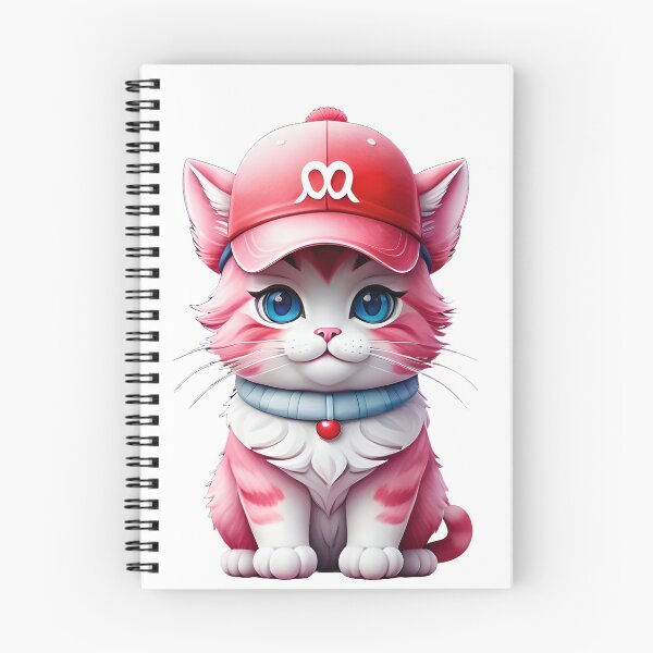 Item preview, a cartoon cat wearing a red hat designed and sold by Babajexodas.