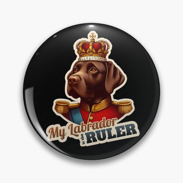 Item preview, King Queen Labrador Retriever designed and sold by ThisDress.