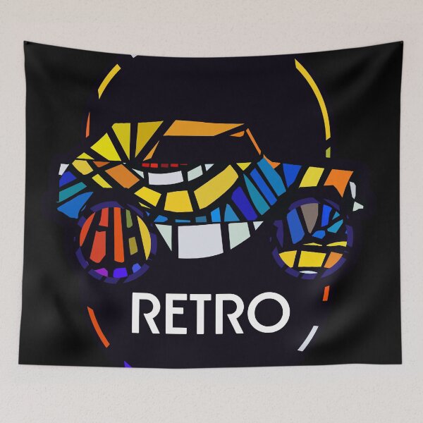 Item preview, Stain Glass Retro Truck designed and sold by KhoisanDesign.
