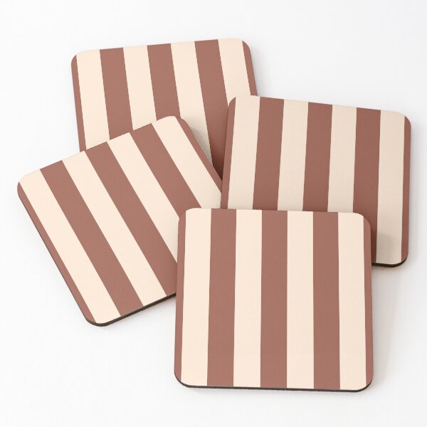 Item preview, Classic Cabana Stripes - Brown and Cream designed and sold by SilverPegasus.