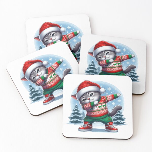 Item preview, Dabbing Cat Christmas designed and sold by Designowner.
