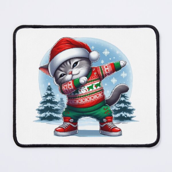 Item preview, Dabbing Cat Christmas designed and sold by Designowner.