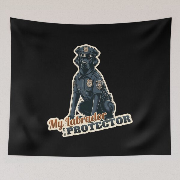 Item preview, Labrador Retriever Police  designed and sold by ThisDress.