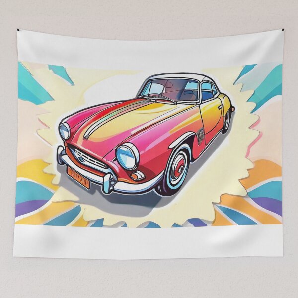 Item preview, Clean Retro Car Design (317) designed and sold by WASjourney.