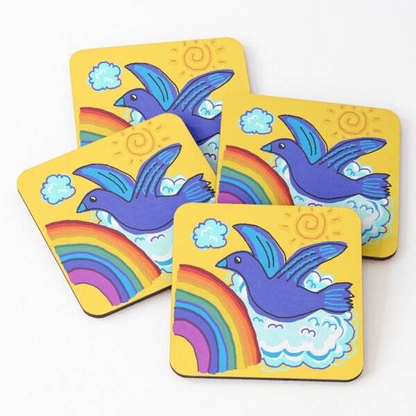 Item preview, bird gliding, yellow designed and sold by zzzozzo.