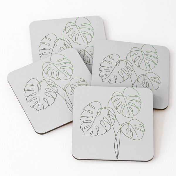 Item preview, monstera one line art colorful designed and sold by hemp3x.