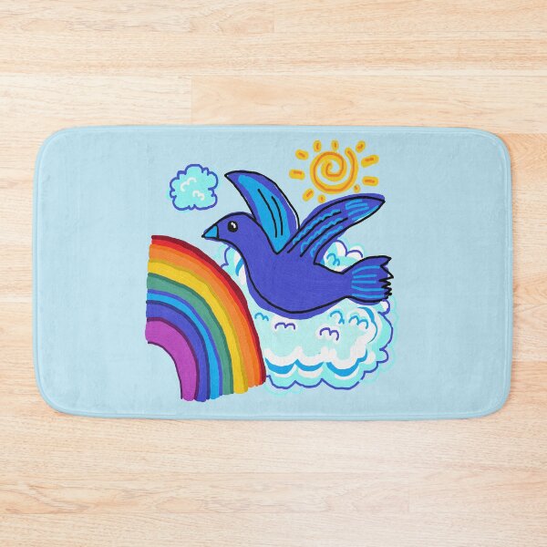 Item preview, bird gliding, blue designed and sold by zzzozzo.