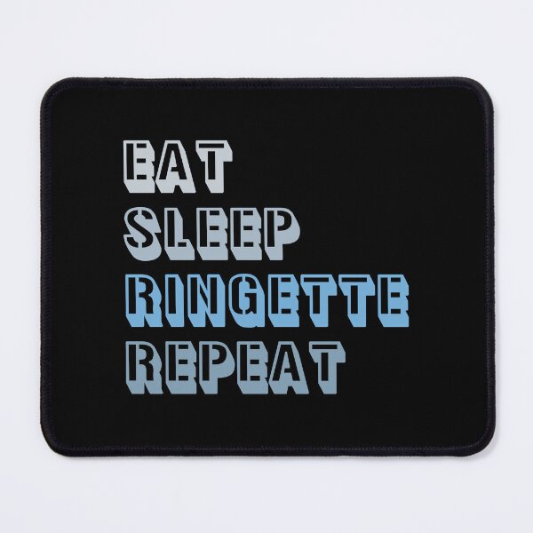 Item preview, Echoes of Blue: Eat Sleep Ringette Repeat designed and sold by EmeraldeaArt.