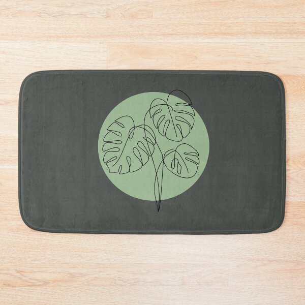 Item preview, minimalist monstera one line art designed and sold by hemp3x.