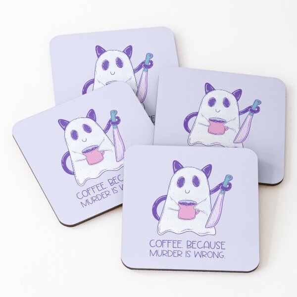Item preview, Coffee. Because murder is wrong designed and sold by Jess.a.creates.