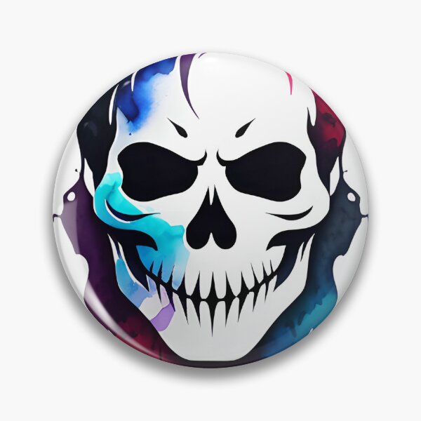 Item preview, a watercolor skull with a bow on its head designed and sold by Babajexodas.