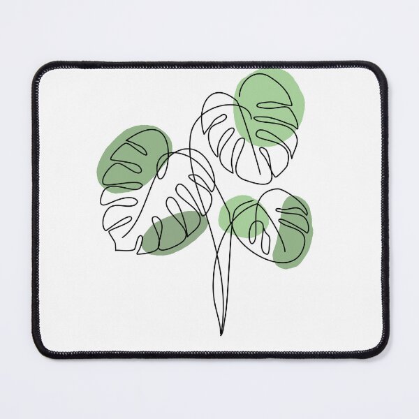 Item preview, monstera one line art minimalist designed and sold by hemp3x.