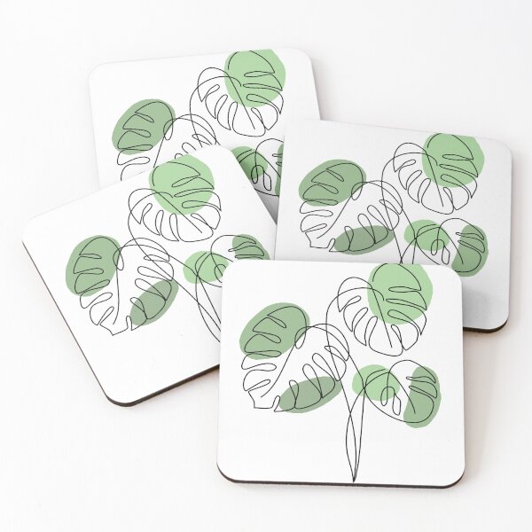 Item preview, monstera one line art minimalist designed and sold by hemp3x.