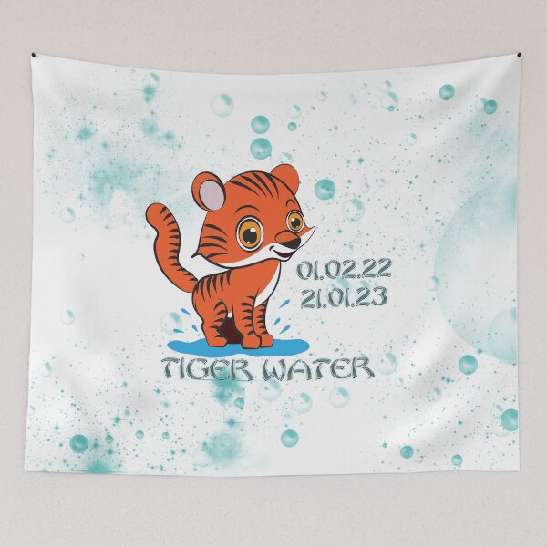 Item preview, Kawaii water tiger designed and sold by NaitoGraphisme.