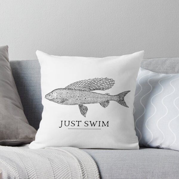 Item preview, SIMPLE FISH JUST SWIM designed and sold by FutureFiesta.