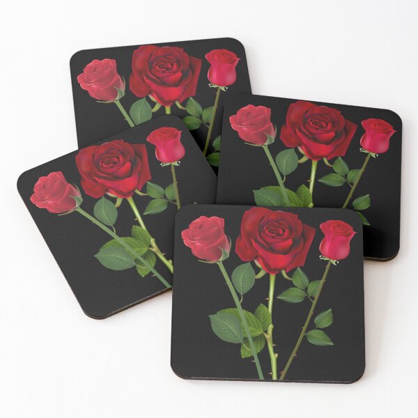Item preview, Red Roses - Bouquet Bloom Blossom Floral Cute Rose Petals Wedding Valentine's Day designed and sold by mimiscreativity.
