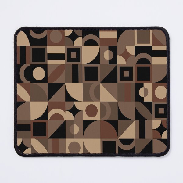 Item preview, Coffee Brown 2 Squares Abstract Pattern designed and sold by Zuriezuart.