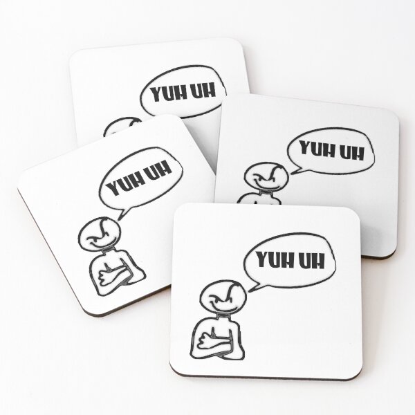 Item preview, YUH UH meme designed and sold by Shrewd Mood.