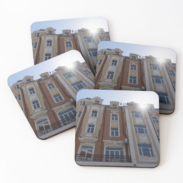 Item preview, Mansarde Sunburst - Lovely Art Deco House Facade in Plovdiv Bulgaria designed and sold by Georgia Mizuleva.
