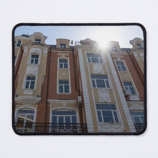 Item preview, Mansarde Sunburst - Lovely Art Deco House Facade in Plovdiv Bulgaria designed and sold by Georgia Mizuleva.