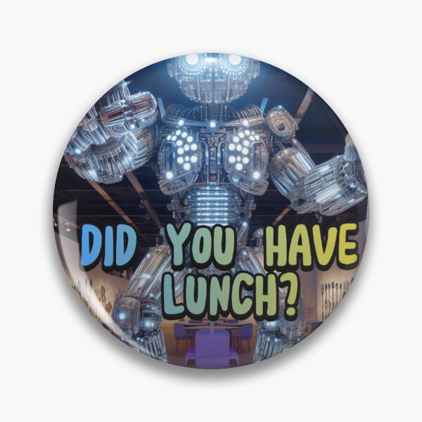 Item preview,  Light robot with a fork: DID YOU HAVE LUNCH? designed and sold by Lyavalio.