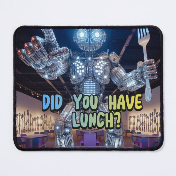 Item preview,  Light robot with a fork: DID YOU HAVE LUNCH? designed and sold by Lyavalio.