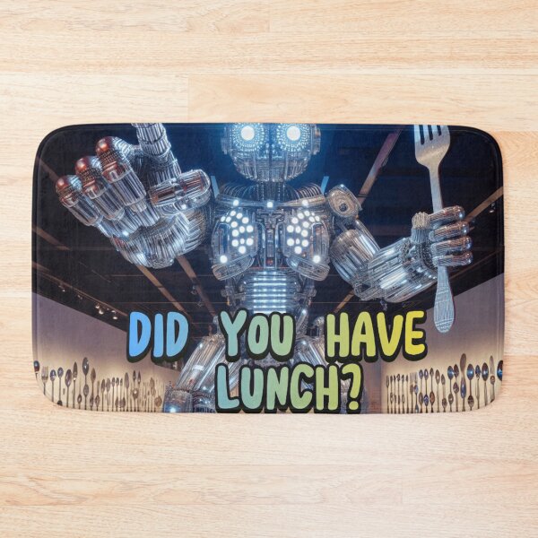 Item preview,  Light robot with a fork: DID YOU HAVE LUNCH? designed and sold by Lyavalio.