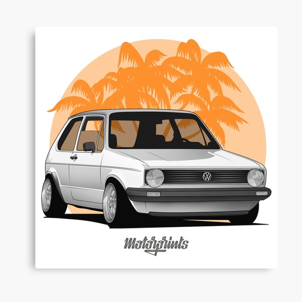 Mk1 Golf Canvas Prints Redbubble